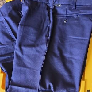 Men's Navy Chino Pants - Classic Tailored Fit